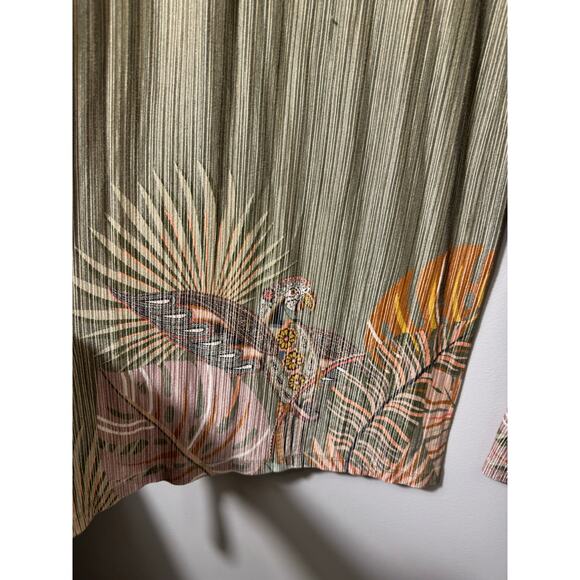 Farm Rio Anthropologie Guadalupe Parrot Wide Leg Pants Size XL - Picture 5 of 7